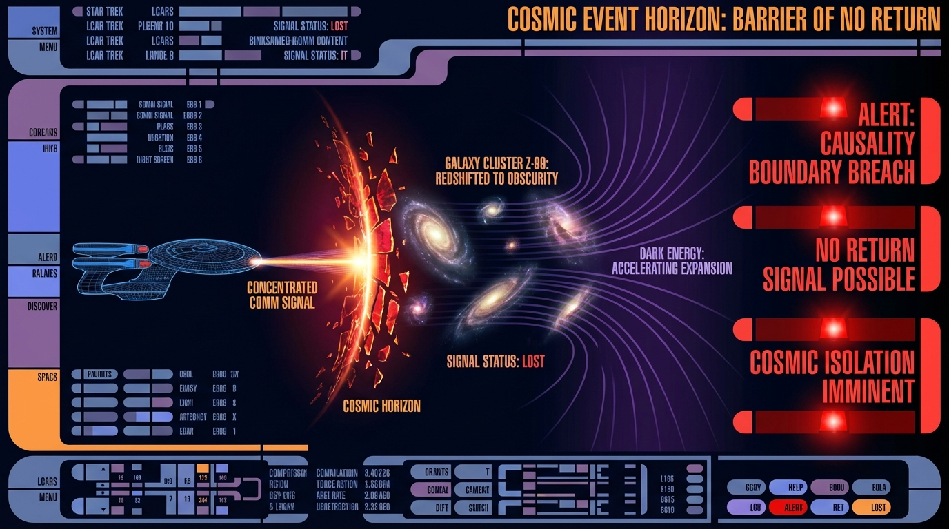 The cosmic event horizon