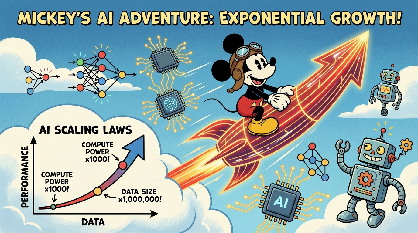 AI development curve shooting upward