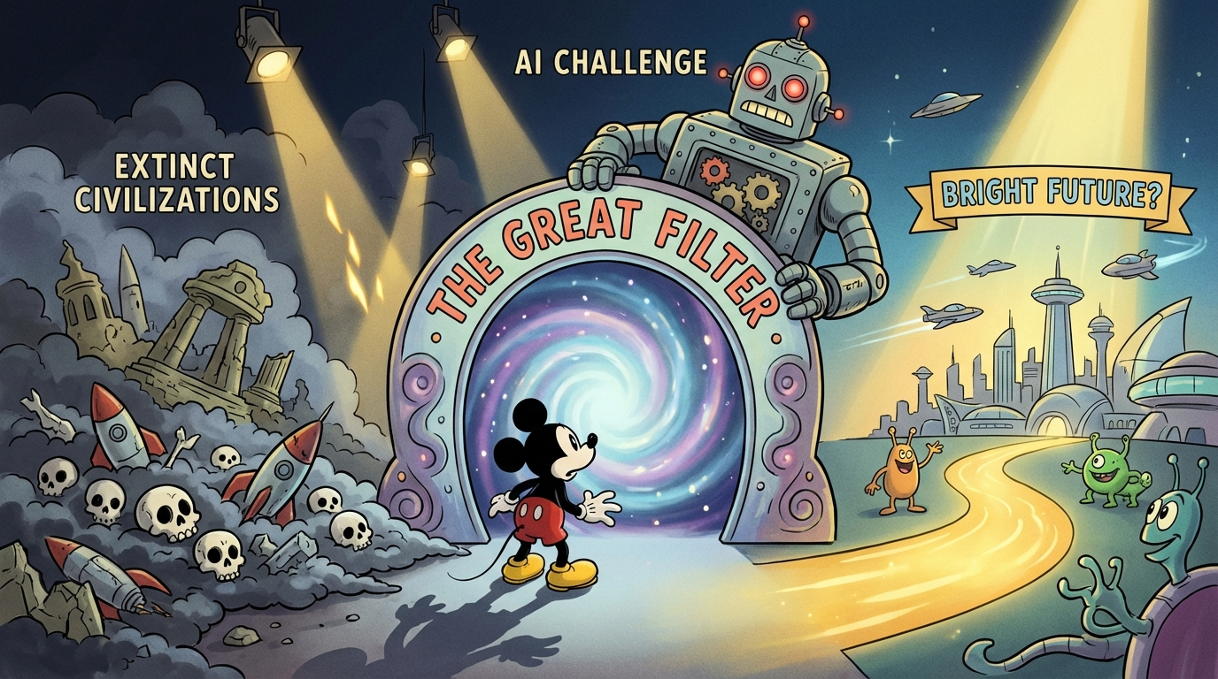 AI as the cosmic filter