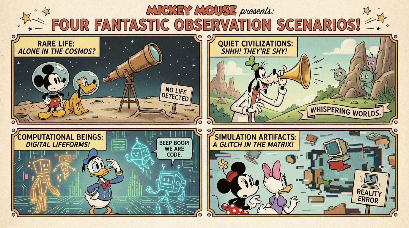Different observational signatures